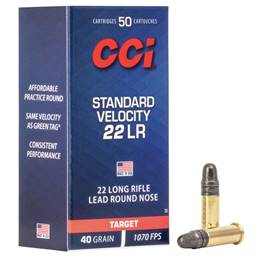 Federal CCI Standard Velocity 22 LR 40 Grain Lead Round Nose 50 Round Box 35