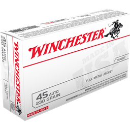 Winchester USA White Box 45 ACP 230 Grain Full Metal Jacket 50 Round Box Q4170