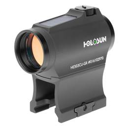 Holosun Technologies HE503CU-GR Rifle Green Dot 2 MOA Dot 65 MOA Circle Dual Reticle Solar Shake Awake Night Vision Compatible
