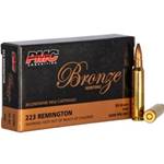 PMC 223SP Bronze 223 55 Grain Boat Pointed Soft Point 20 Round Box