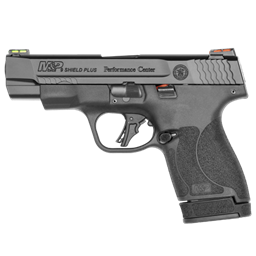 Smith & Wesson 13252 M&P Shield Plus 9mm Performance Center No Safety Black 4" Barrel 10/13 Round