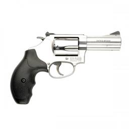 Smith & Wesson 162430 Model 60 357 Magnum Stainless Black Rubber Grip 3" Barrel