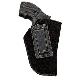Uncle Mikes 89361 Inside The Waistband Right Hand Small Revolver 2" Barrel Soft Black Holster