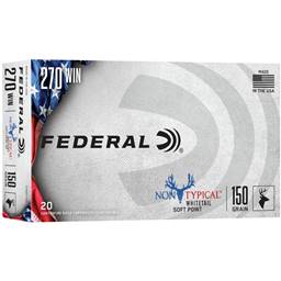 Federal 270DT150 Non Typical Whitetail 270 150 Grain Soft Point 20 Round Box