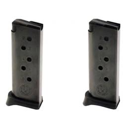 Ruger 90643 LCP II Magazine 380 ACP 6 Round Black 2 Pack