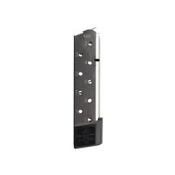 Chip Mccormick 15150 1911 Magazine 45 ACP  10 Round Stainless Black Extension