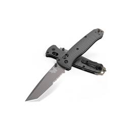 Benchmade 537SGY-03 Bailout Folder Gray Scales Gray Serrated Tanto Blade