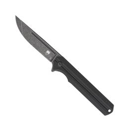 Cobra Tec Knives CTBLKG10SL Streamline Folder Black Grip Black Stonewashed Black Blade