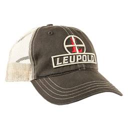 Leupold 170579 Logo Reticle Trucker Hat Brown/Khaki