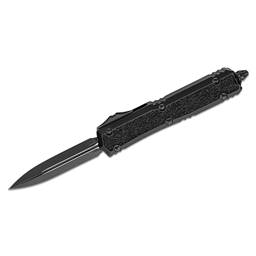 Microtech 206-1TS Makora Tactical Double Edged Black Scale Black Blade Out the Front Auto
