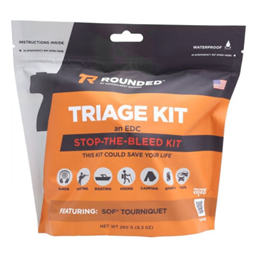 Rounded CEX-TRIAGEKIT Triage Kit EDC Stop-The-Bleed Kit