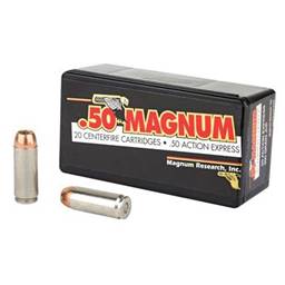 Magnum Research .50 Magnum AE 300 Grain JHP 20 Round Box DEP50JHP300B