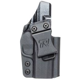 Rounded SWN-MPSHIELD-BK-RH-VAR Kydex IWB Holster S&W M&P Shield/Shield Plus 9mm/40SW Right Hand Black Optic Ready