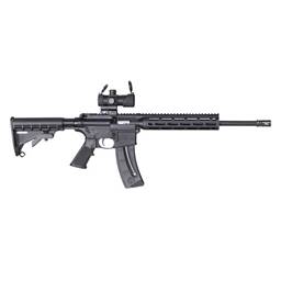 Smith & Wesson 12722 M&P 15-22 Sport 22 LR Optic Ready Rifle with Red/Green Optic 16" Barrel 25 Rounds