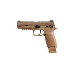 Sig Sauer SIGP320M17 P320 M17 9mm Coyote Tan Optic Cut 4.7" Barrel 21 Rounds Manual Safety - Government Overrun