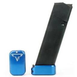 Taran Tactical GBP940C-2 Magazine Extension +3 Blue fits Glock 19
