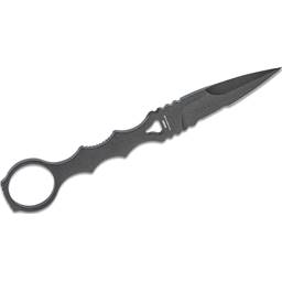 Benchmade 178SBK SOCP Fixed Blade Dagger Black Double Sided Spear Point Partial Serration