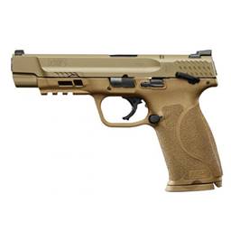 Smith & Wesson 11537 M&P 2.0 9mm FDE 5" Barrel Manual Safety  17 Round