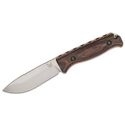 Benchmade 15002 Saddle Mountain Skinner Fixed Blade Drop Point Wooden Handle