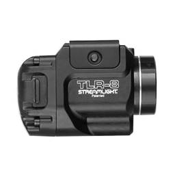 Streamlight 69410 TLR-8 500 Lumen With Red Laser Pistol Rail Mount CR123A Black Push Button