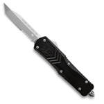Cobra Tec Knives SBLKFS-XSTS SMALL FS-X TANTO SERRATED BLACK 2.75" OTF