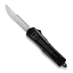 Cobra Tec Knives SBFS-3DS SMALL FS-3 BLACK DROP POINT SERRATED OTF KNIFE