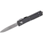 Microtech 148-10 UTX-70 single edge stonewashed auto out the front