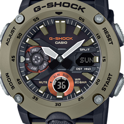 CASIO GA2000-5A G-Shock Carbon Core Guard Analog FDE watch