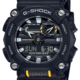 CASIO GA900-1A G-Shock Analog Digital Heavy Duty Black Watch