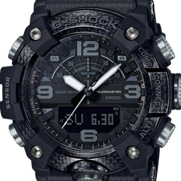 CASIO GG-B100-1B G-Shock Mudmaster Black Carbon Fiber Analog Watch