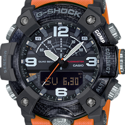 CASIO GGB100-1A9 G-Shock Mudmaster Orange Carbon Analog Watch