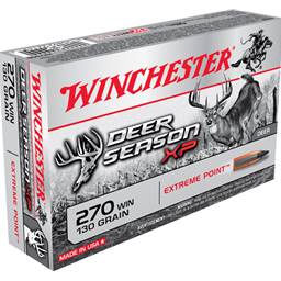 Winchester X270DS Deer Season XP 270 Win 130 Grain Extreme Point Polymer Tip 20 Round Box