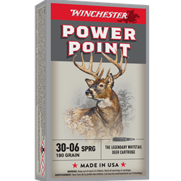 Winchester X30064 Super X 30-06 Springfield 180 Grain Power Point 20 Round Box