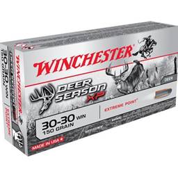 Winchester X3030DS Deer Season XP 30-30 Win 150 Grain Extreme Point Polymer Tip 20 Round Box