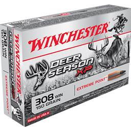 Winchester X308DS Deer Season XP 308 Win 150 Grain Extreme Point Polymer Tip 20 Round Box