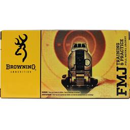 Winchester B191800402 Browning Training & Practice 40 S&W 165 Grain Full Metal Jacket 50 Round Box
