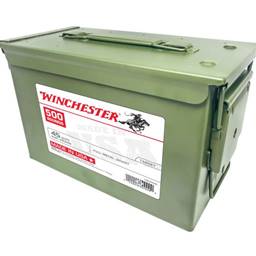 Winchester USA45AC USA Green Ammo Can 45 ACP 230 Grain Full Metal Jacket 500 Round Ammo Can