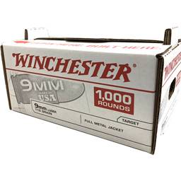 Winchester Q4172SC USA White Box 9mm 115 Grain Full Metal Jacket 1000 Round Case