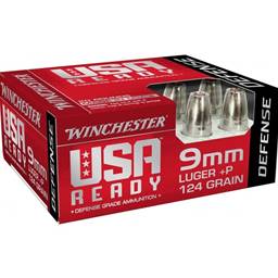 Winchester RED9HP Ready Defense 9mm 124 Grain Hollow Point 20 Round Box