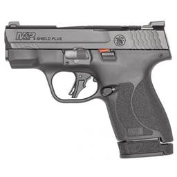 Smith & Wesson 13534 M&P Shield Plus 9mm Optic Cut Manual Safety Black 3.1" Barrel 10/13 Rounds
