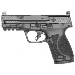 Smith & Wesson 13563 M&P 2.0 Compact 9mm 4" Barrel Optic Cut Black No Safety 15 Rounds