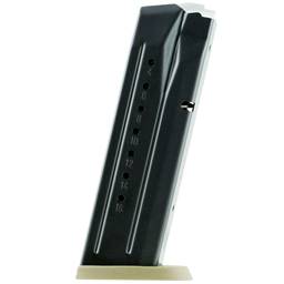 Smith & Wesson 3007345 M&P 9mm 17 Round Magazine With Brown Base Pad