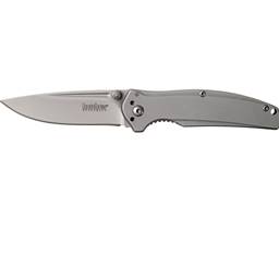 Kershaw 1341 Catalytic Stainless Grip Stainless Drop Point Blade Assisted Opening