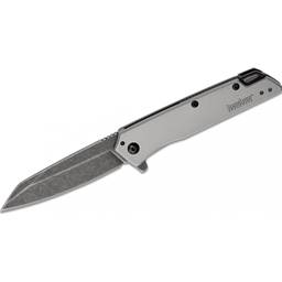 Kershaw 1365 Misdirect Stainless Grip Blackwash Reversed Tanto Blade Assisted Opening