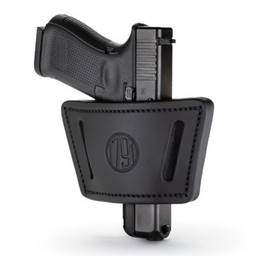 1791 Gunleather UIW-SBL-A Universal Holster Small and Mid Frame Stealth Black IWB/OWB