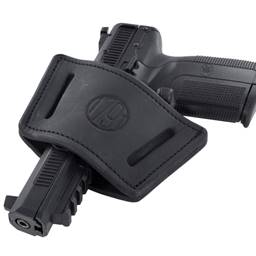 1791 Gunleather UIW-X-SBL-A Universal Holster Mid and Large Frame Stealth Black IWB/OWB