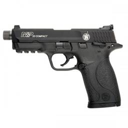 Smith & Wesson 10199 M&P 22 Compact 22 LR Black 3.5" Threaded Barrel 10 Round Manual Safety