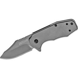 Kershaw 3560 Ember Grey Handle Grey Drop Point Blade Assisted Opening