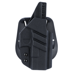 1791 Gunleather TAC-PDH-OWB-GLOCK-BLK-R Kydex OWB Paddle Holster Fits Glock 9 and 40 Right Hand Black