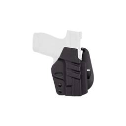 1791 Gunleather TAC-PDH-OWB-SHIELD-BLK-R Kydex OWB Paddle Holster for Smith and Wesson Shield Right Hand Black